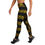 Thumbnail: SRL (Gold 02 check-stripe/ pais) Yoga Leggings