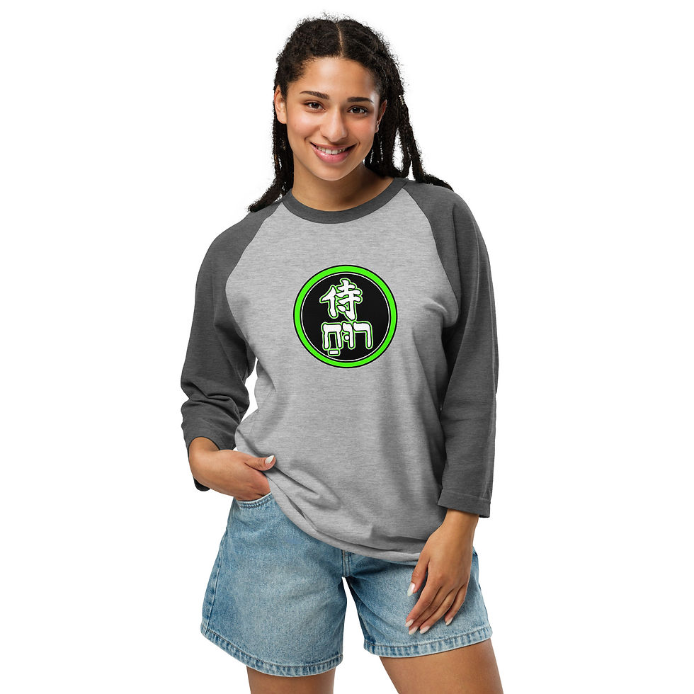 Thumbnail: SRL 3/4 Raglan - (Green - Whiteletter)