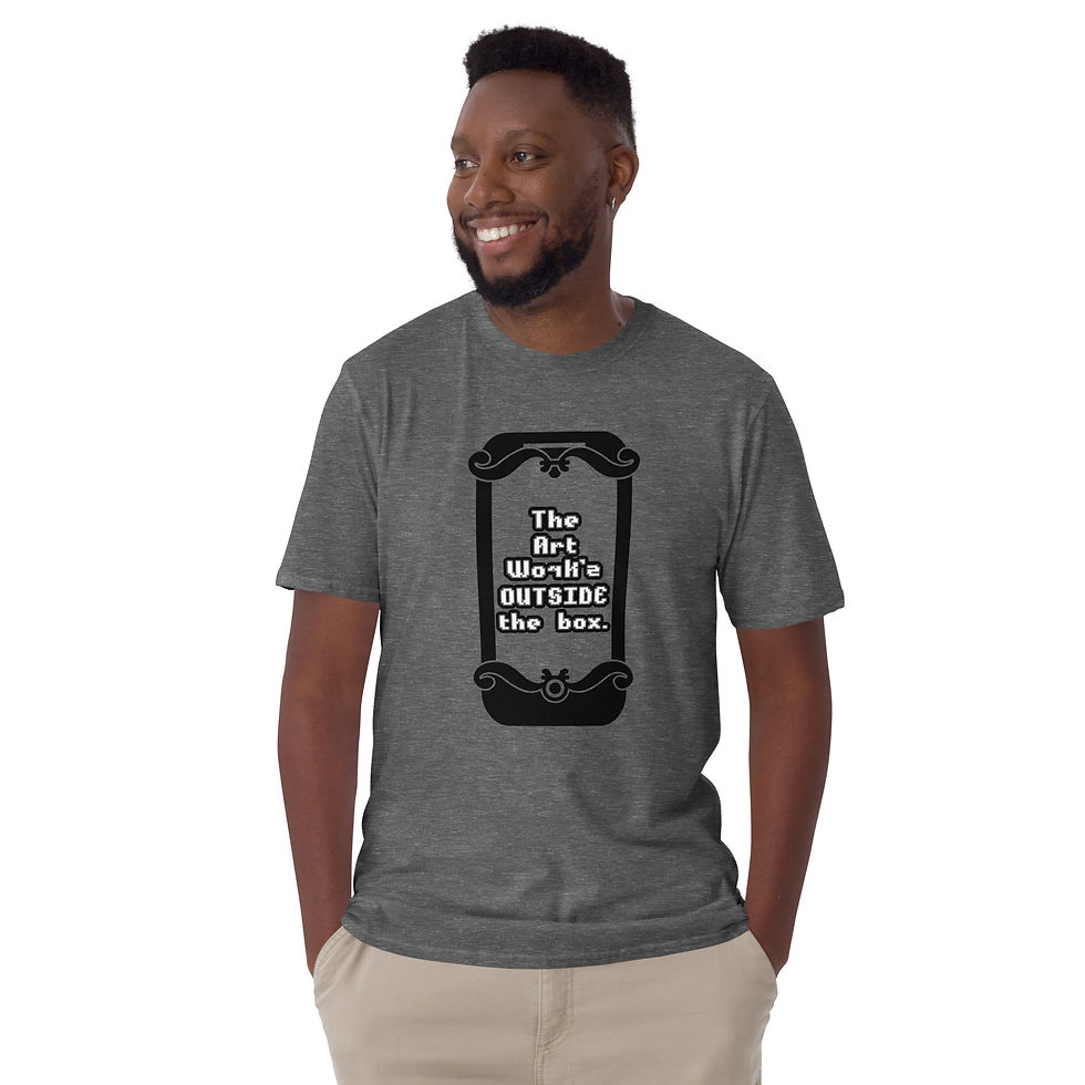 Thumbnail: The ArtWORK'S... (whtletter) - Short-Sleeve Unisex Tee Gildan 64000