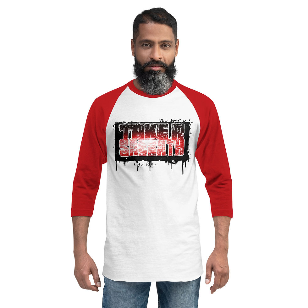 Thumbnail: Take A SABBATH - ZMBY Red - 3/4 sleeve raglan