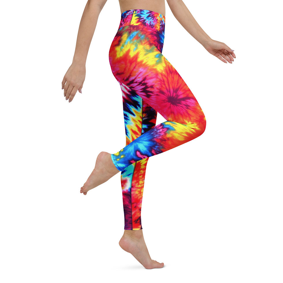 Thumbnail: SRL (Tye - bright) Yoga Leggings