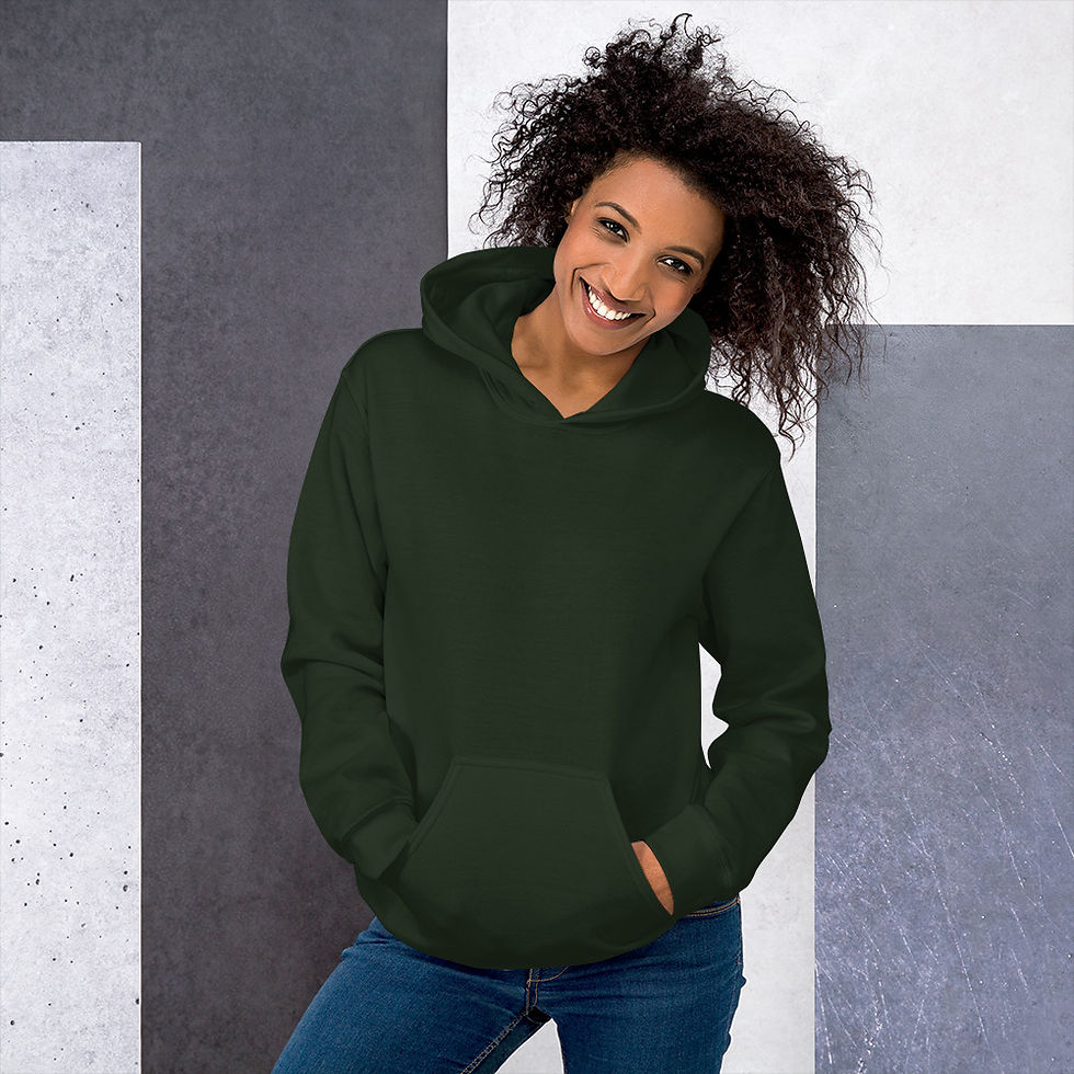 Thumbnail: Green Hero Man Guy or Girl Woman Person Shirt thing - Unisex Hoodie (Gildan)