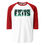 Thumbnail: The Doors Are Not Exits (Fade Mint Skull) - 3/4 sleeve raglan