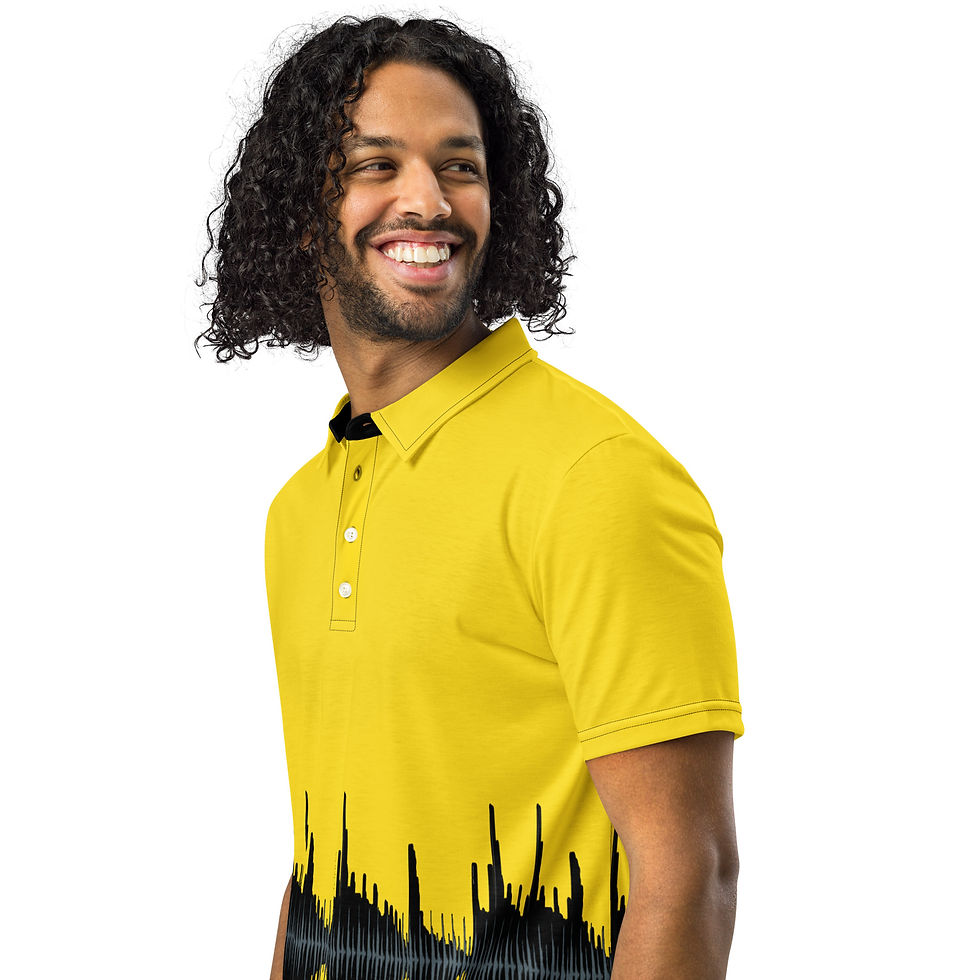 Thumbnail: Charlie Beats (Yellow) Men’s slim fit polo
