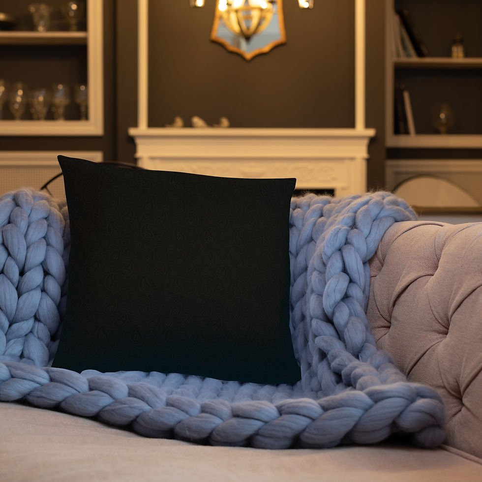 Thumbnail: Pais (Deep Red/Panther Blackout) - Pillow
