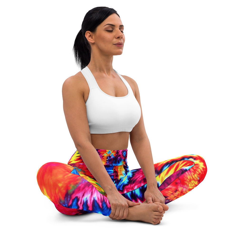 Thumbnail: SRL (Tye - bright) Yoga Leggings