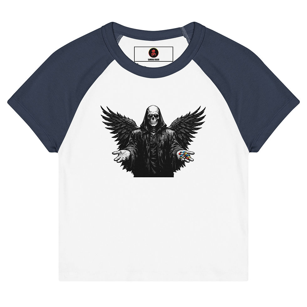 Thumbnail: DefTrap Ronin (kNoChoice - clean)  - Women’s micro rib baby tee