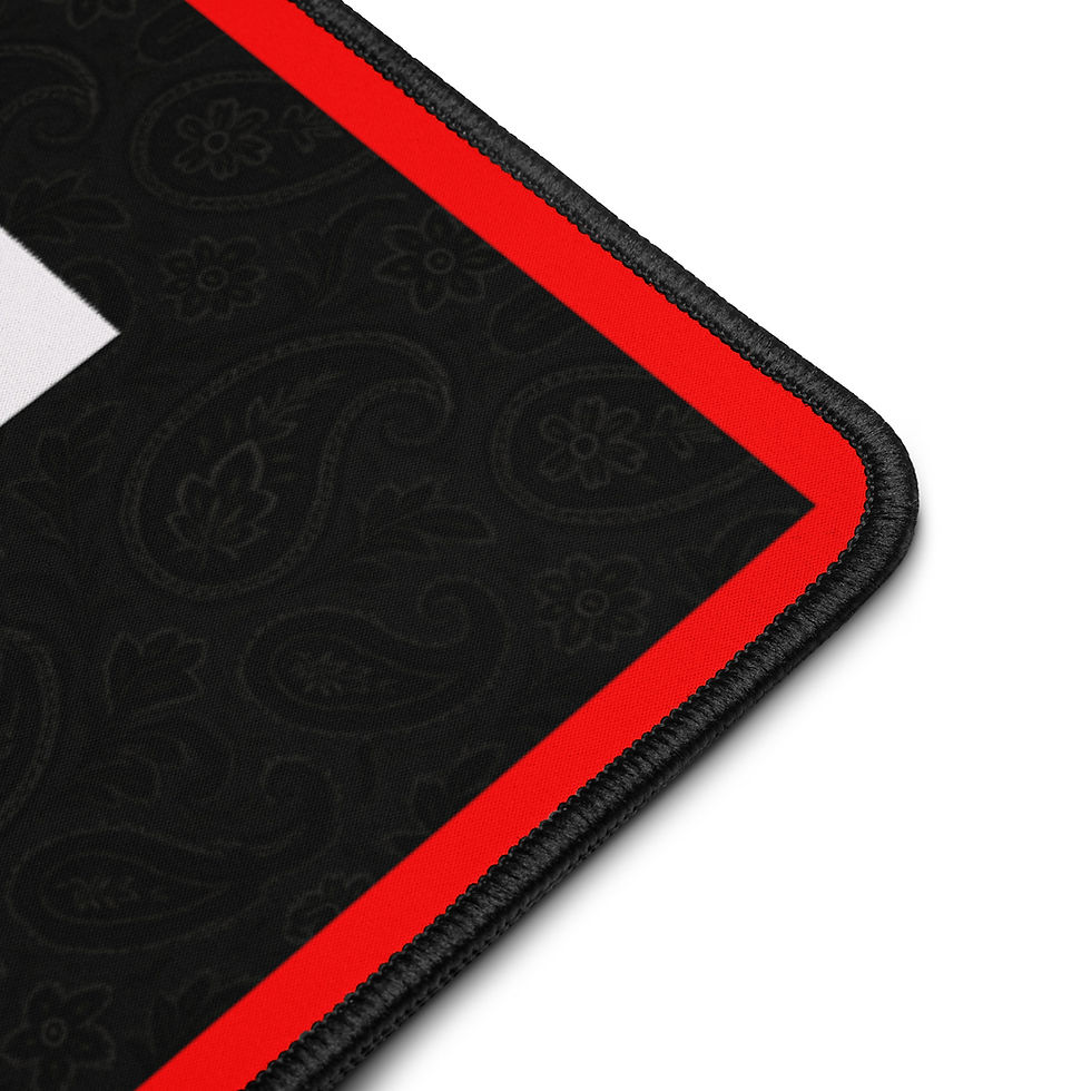 Thumbnail: You Still Have Time (whtletter/blackout pais) Desk mat