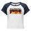 Thumbnail: Fire Warning - Women’s micro rib raglan baby tee