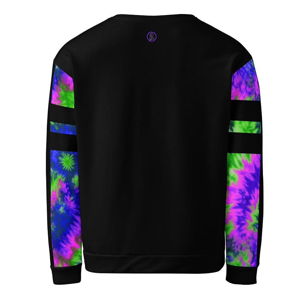 Thumbnail: Boney Phace - Unisex Sweatshirt (black- tye deep)