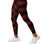 Thumbnail: SRL (Blk check/stripe - red pais) Yoga Leggings