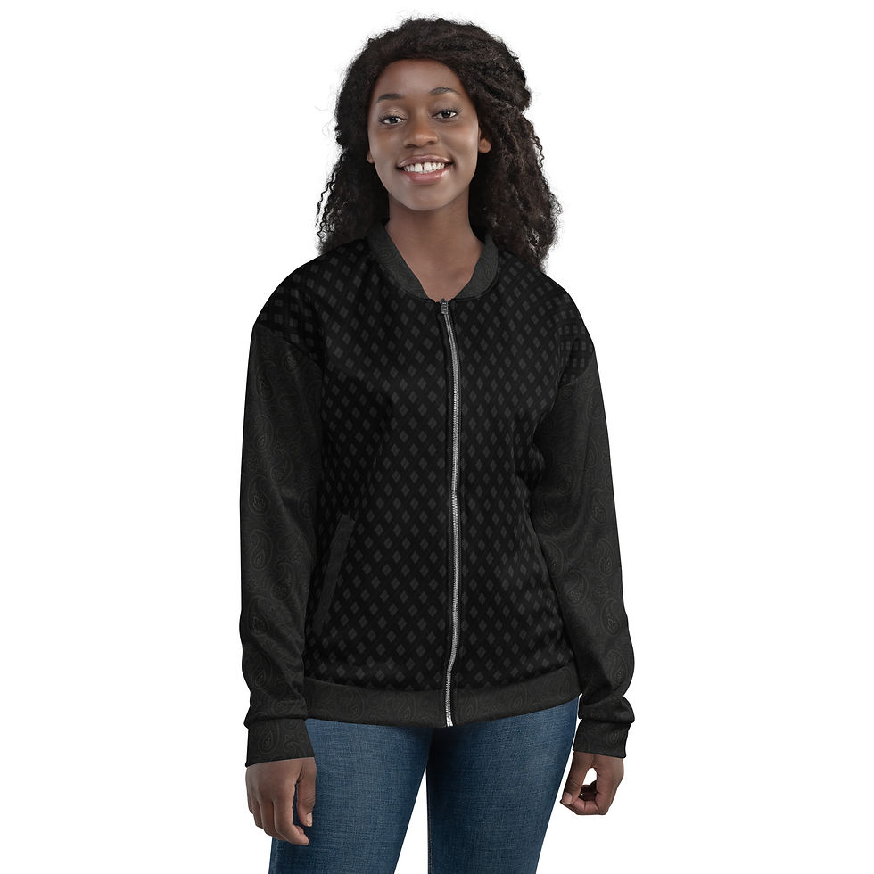 Thumbnail: Coal Diamond - Unisex Bomber Jacket