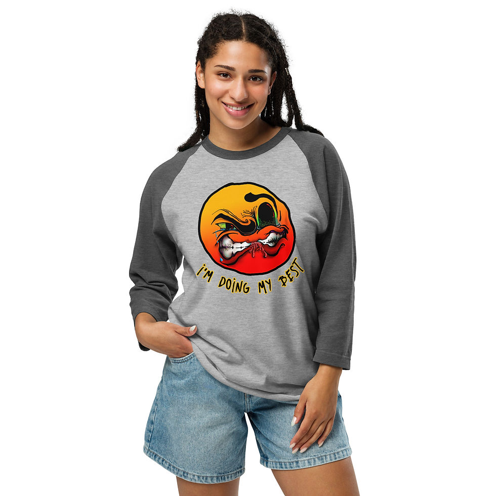Thumbnail: Im Doing My Best - 3/4 sleeve raglan