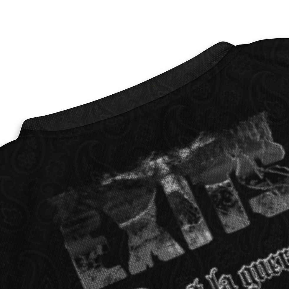 Thumbnail: OM-A-ZING (Stacked) - Blackout Knight - Recycled unisex sports jersey