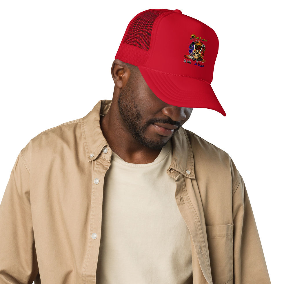 Thumbnail: BEING Symbol (Skull version) - Foam trucker hat