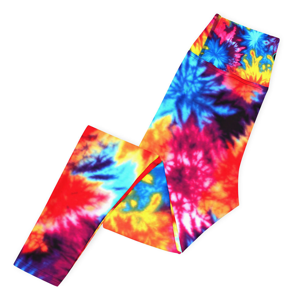 Thumbnail: SRL (Tye - bright) Yoga Leggings