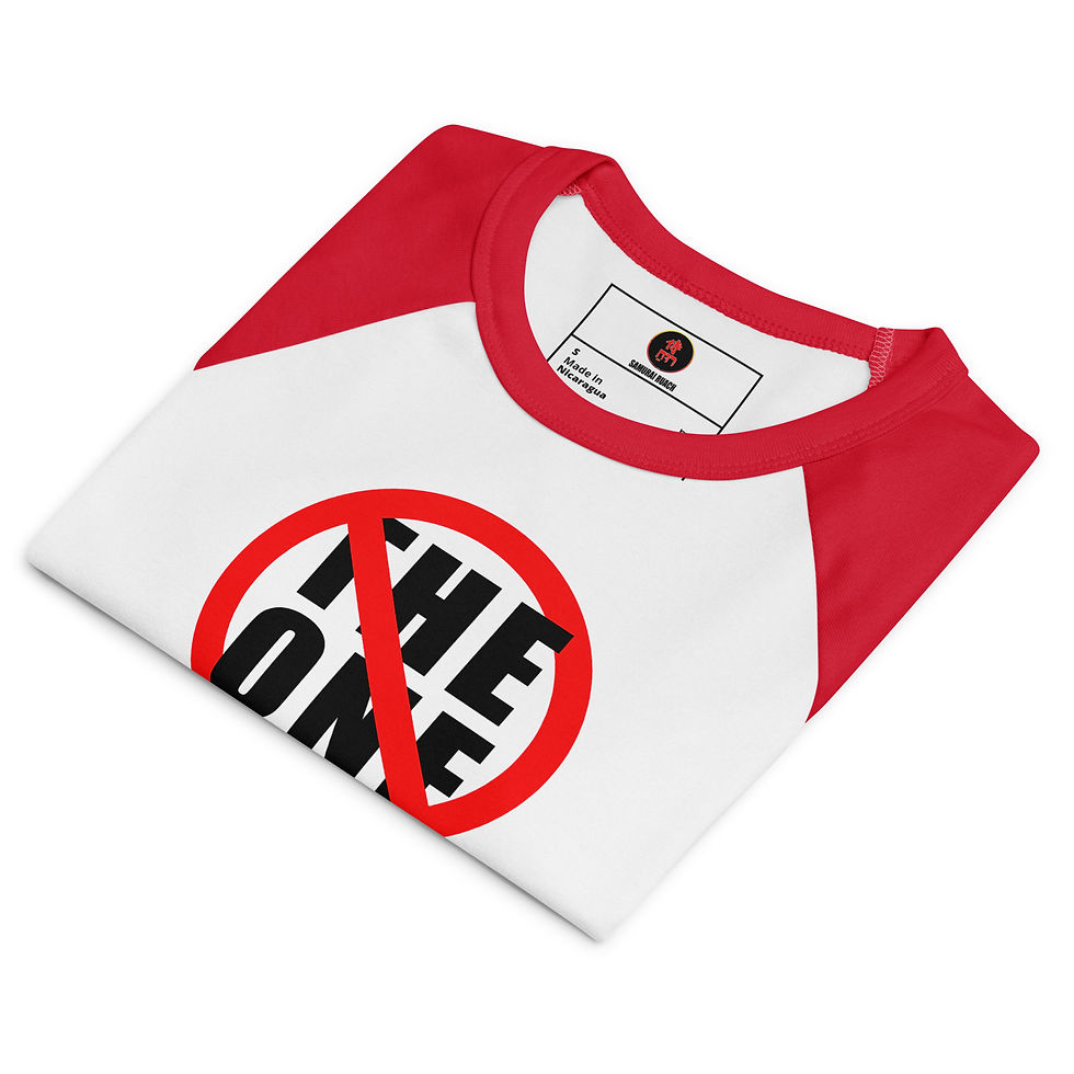 Thumbnail: Not The One (blkletter)  - Women’s micro rib baby tee