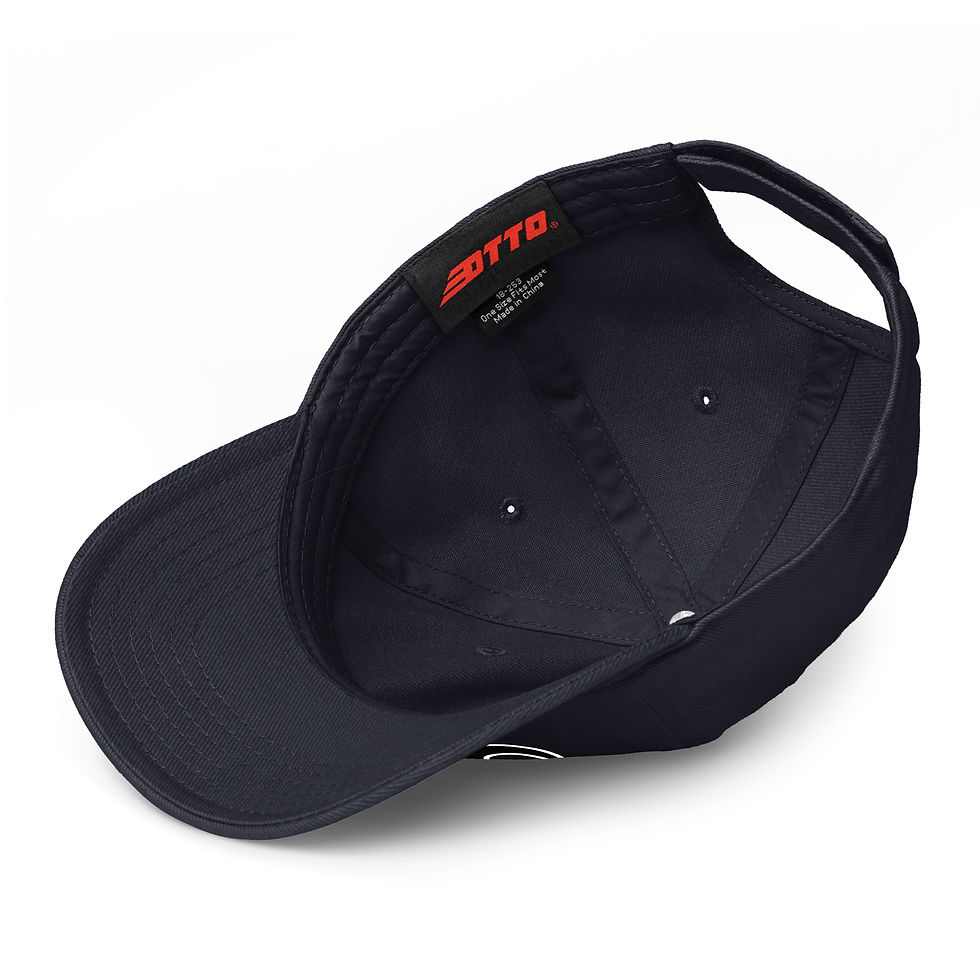 Thumbnail: OM-A-ZING (Blkletter/Red dot) - (DTF) Low-profile baseball cap
