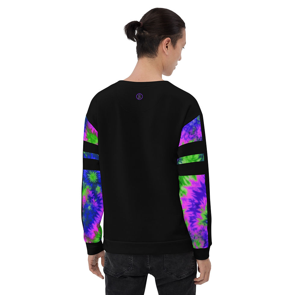 Thumbnail: Boney Phace - Unisex Sweatshirt (black- tye deep)