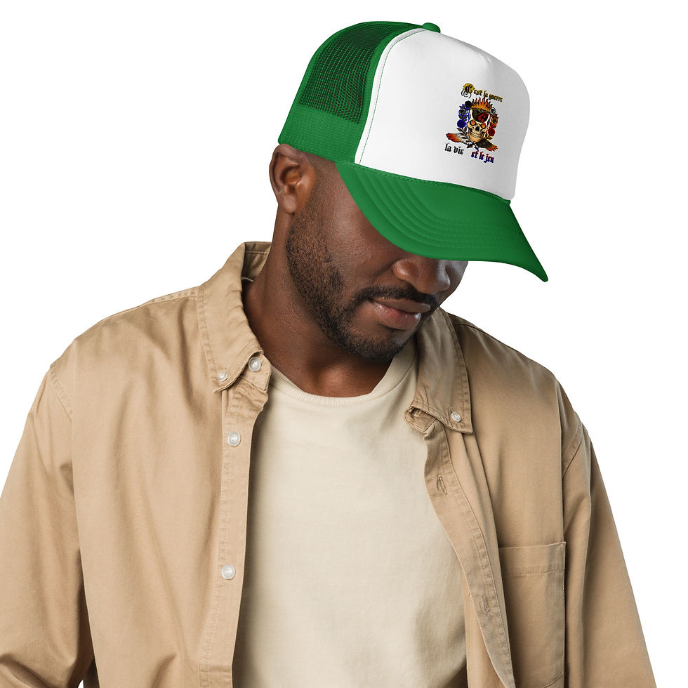 Thumbnail: BEING Symbol (Skull version) - Foam trucker hat