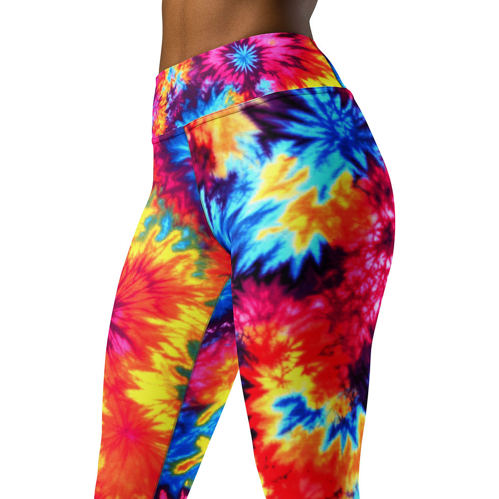 Thumbnail: SRL (Tye - bright) Yoga Leggings