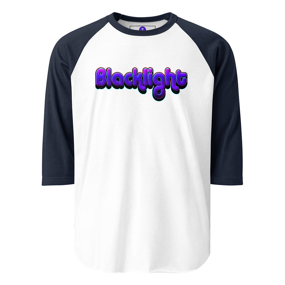 Thumbnail: Blacklight - 3/4 sleeve raglan