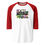 Thumbnail: Peace & Blessings (Greenbow glow) - 3/4 sleeve raglan shirt