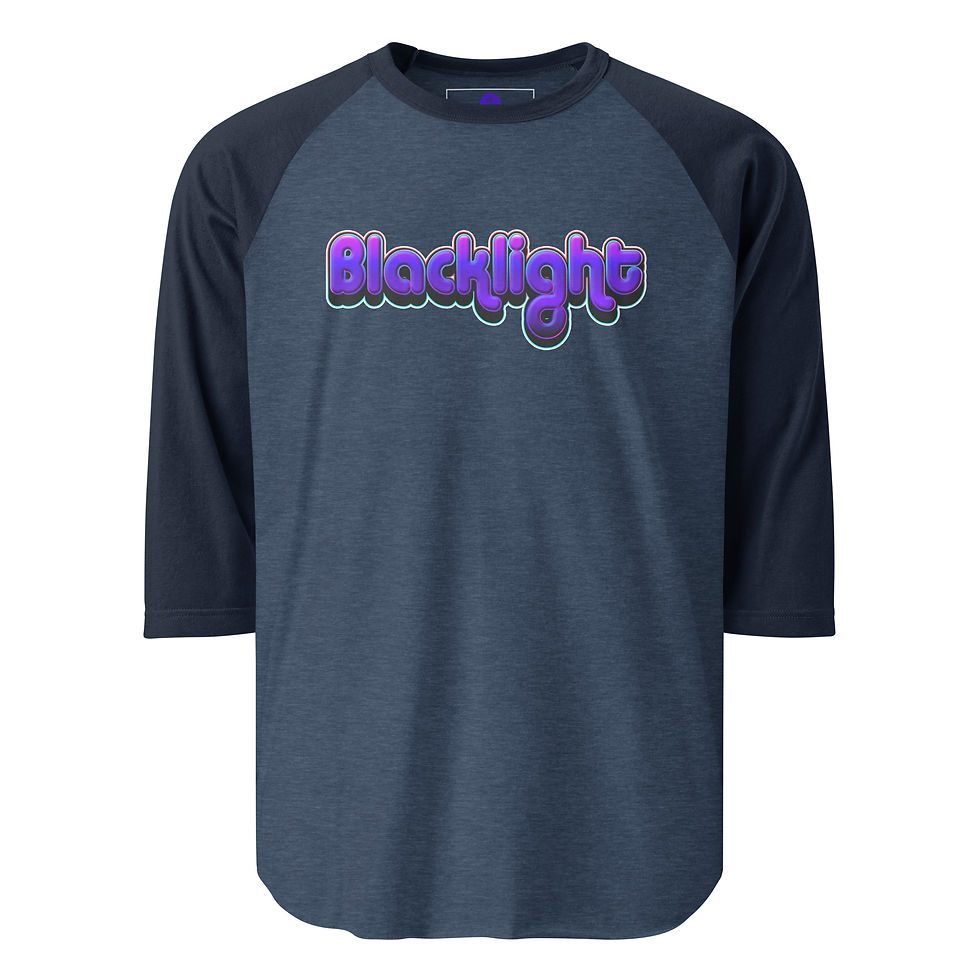 Thumbnail: Blacklight - 3/4 sleeve raglan