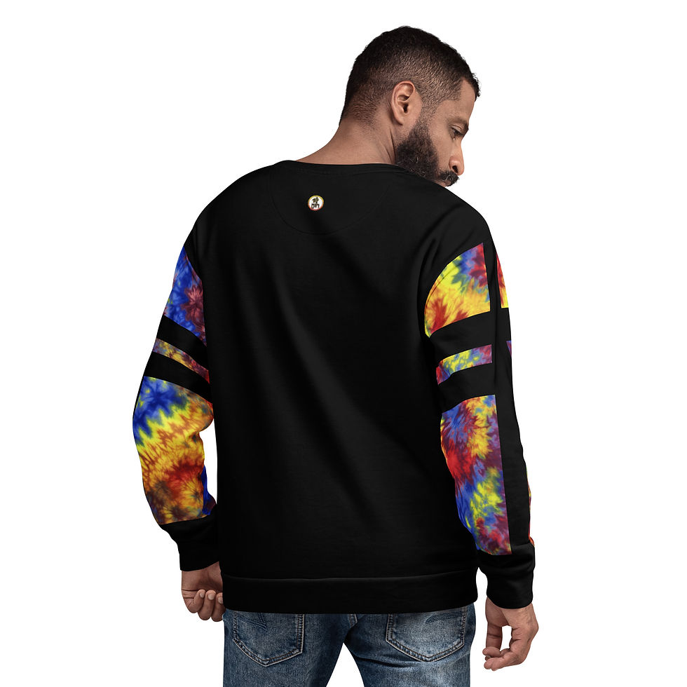 Thumbnail: Boney Phace - Unisex Sweatshirt (black- tye 02)