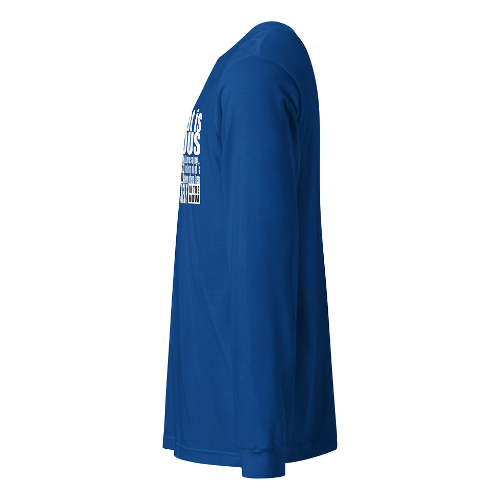 Thumbnail: No One Or Thing (Whtletter) - Unisex Long Sleeve Tee