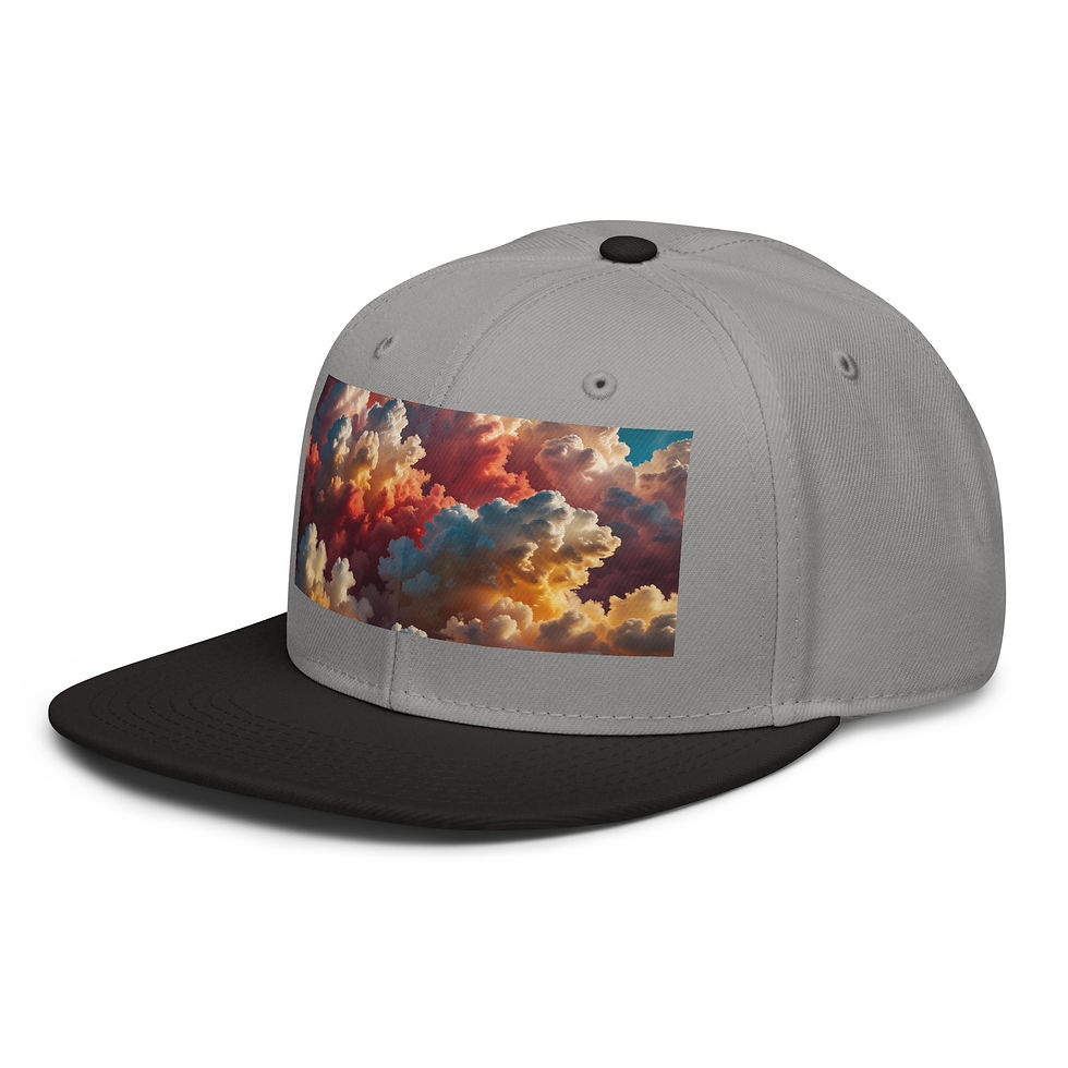 Thumbnail: Head in the Clouds (DTF print) Snapback Hat