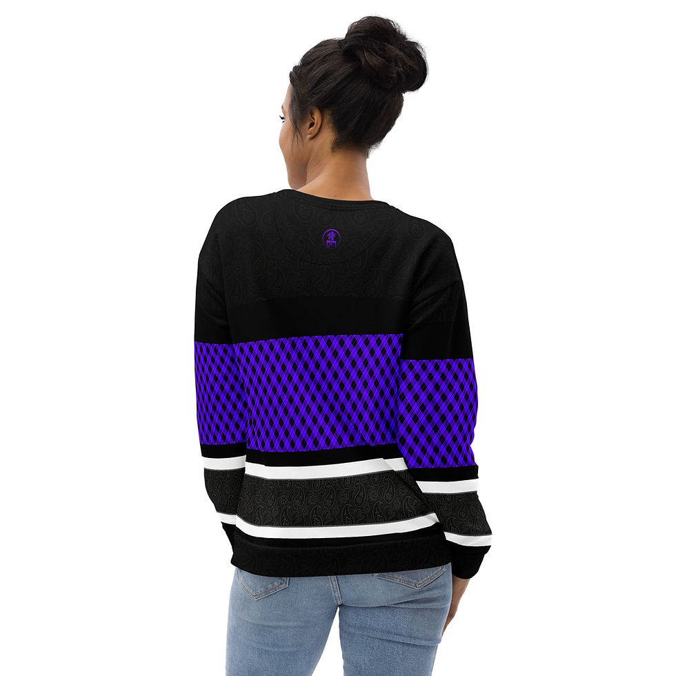 Thumbnail: Take A Sabbath (Blacklight/Rael) - Unisex Sweatshirt