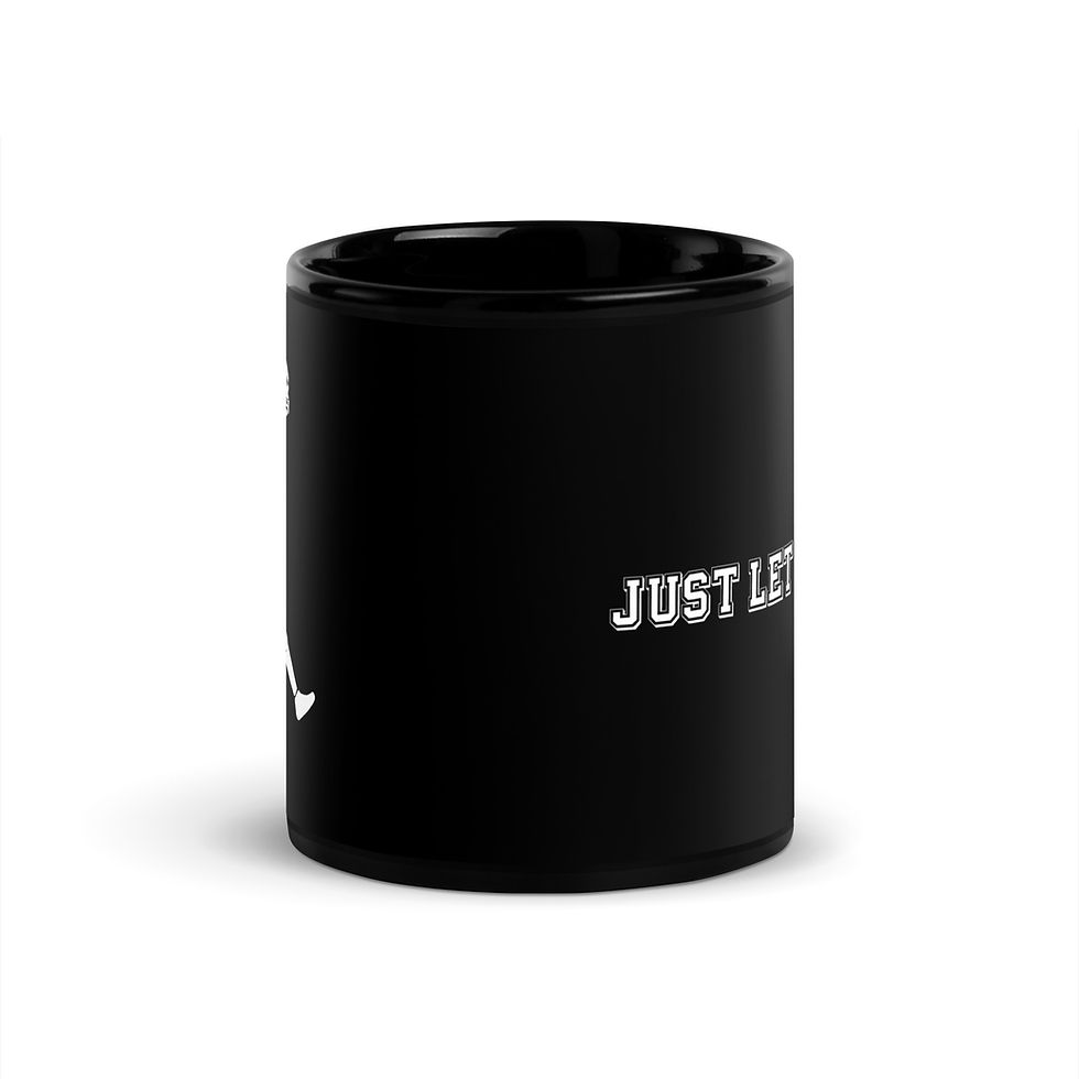 Thumbnail: Just Let AI Do It (Whtletter) - Black Glossy Mug