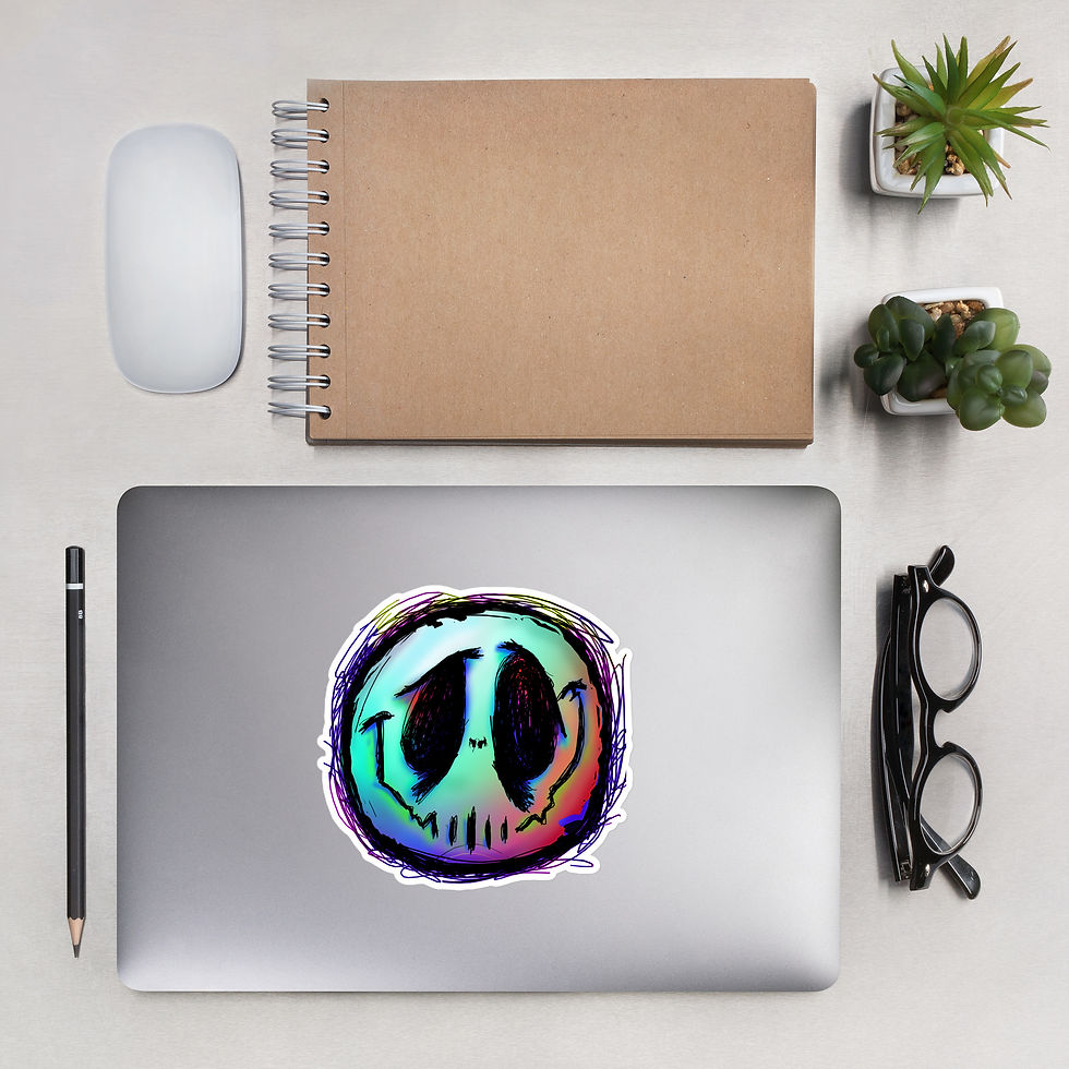 Thumbnail: Boney Phace - Bubble-free stickers