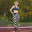 Thumbnail: SRL (Blk check/blk plaid) Yoga Leggings