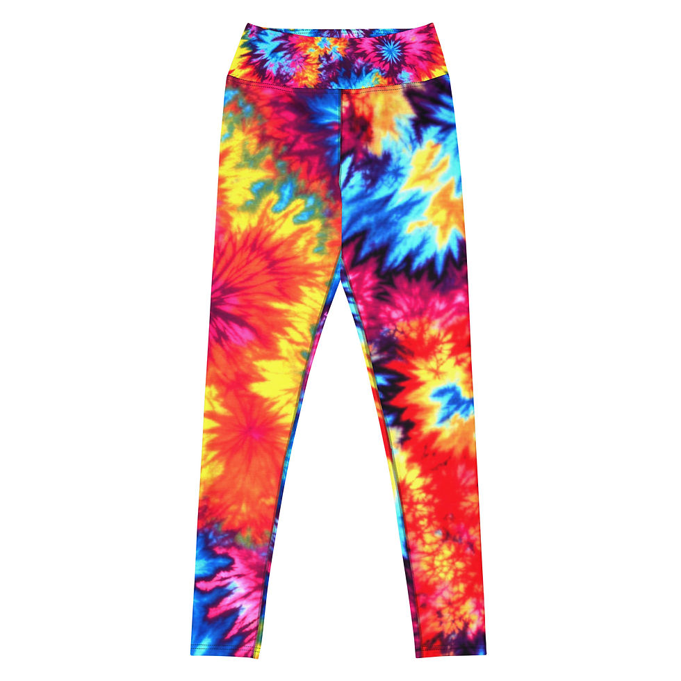 Thumbnail: SRL (Tye - bright) Yoga Leggings