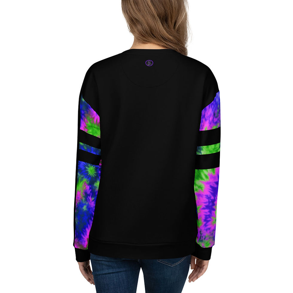 Thumbnail: Boney Phace - Unisex Sweatshirt (black- tye deep)