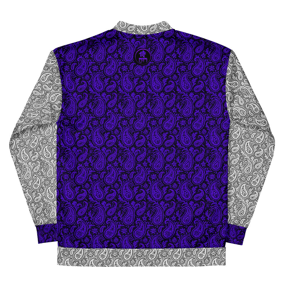 Thumbnail: SRL Blacklight (Silver Sleeve) - Unisex Bomber Jacket