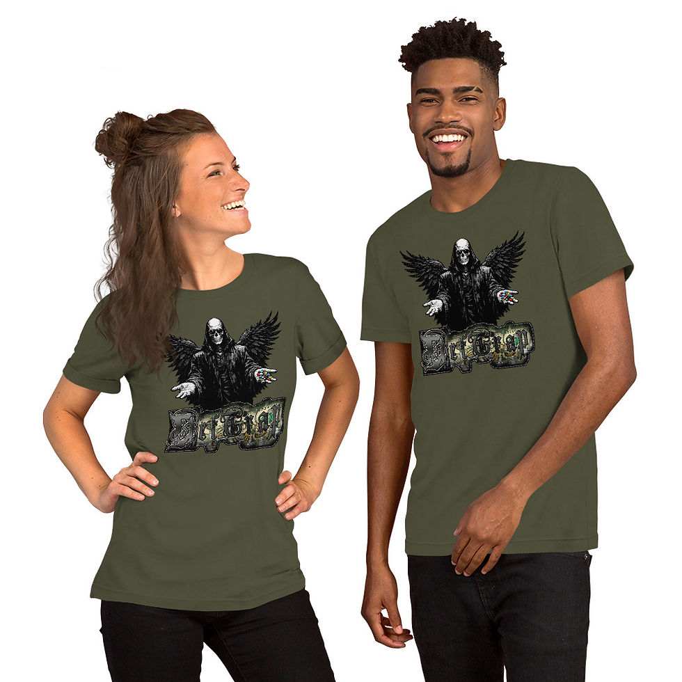 Thumbnail: DefTrap  Ronin (kNoChoice /The ONE - Gray) - 2Sided -Bella+Canv Unisex tee