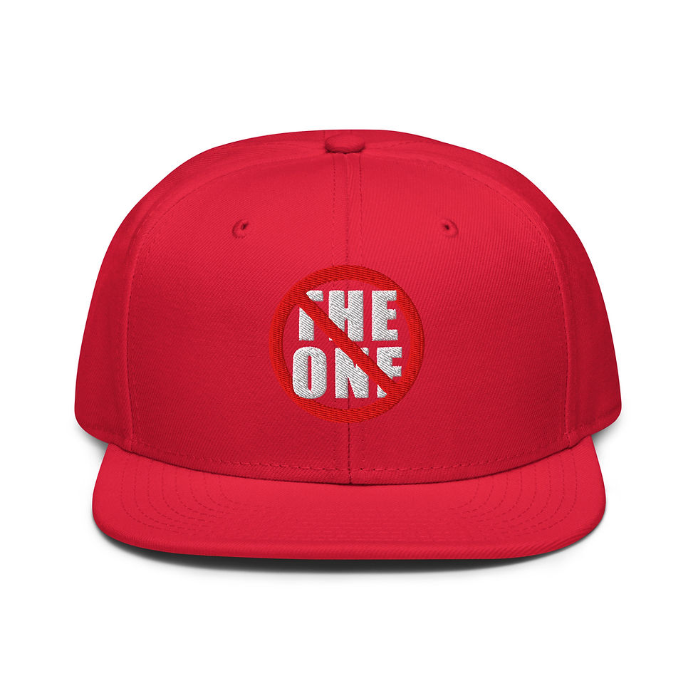 Thumbnail: Not The One (Whtletter) - Embroidered Snapback