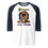 Thumbnail: BEING Skull version - 3/4 sleeve raglan shirt