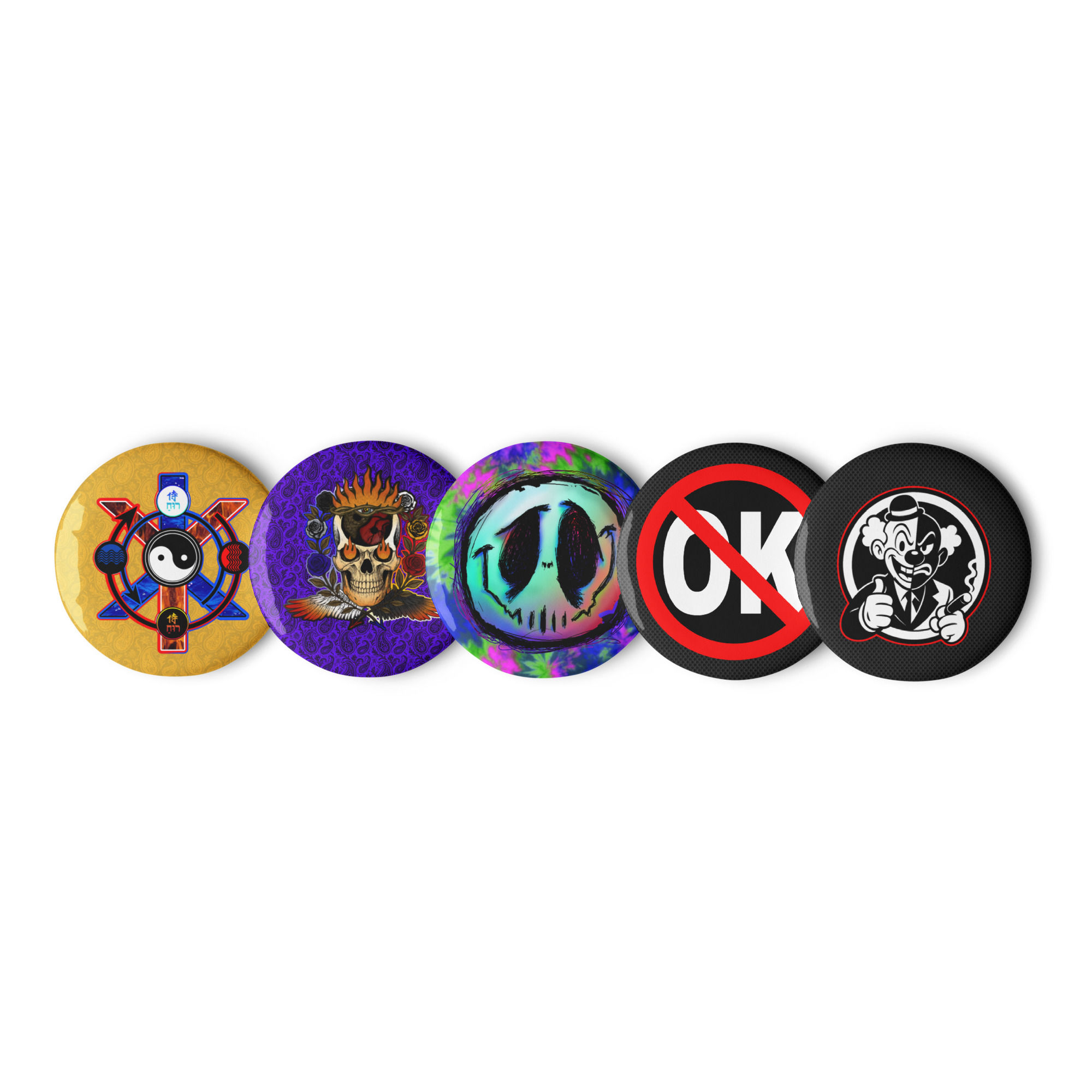 Mixed Set (02) - pin buttons