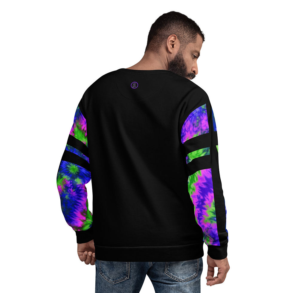 Thumbnail: Boney Phace - Unisex Sweatshirt (black- tye deep)