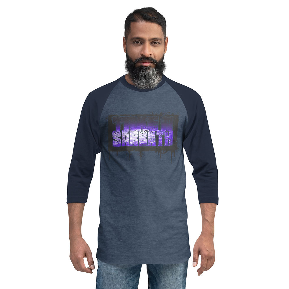 Thumbnail: Take A SABBATH - ZMBY - Blacklight - 3/4 sleeve raglan