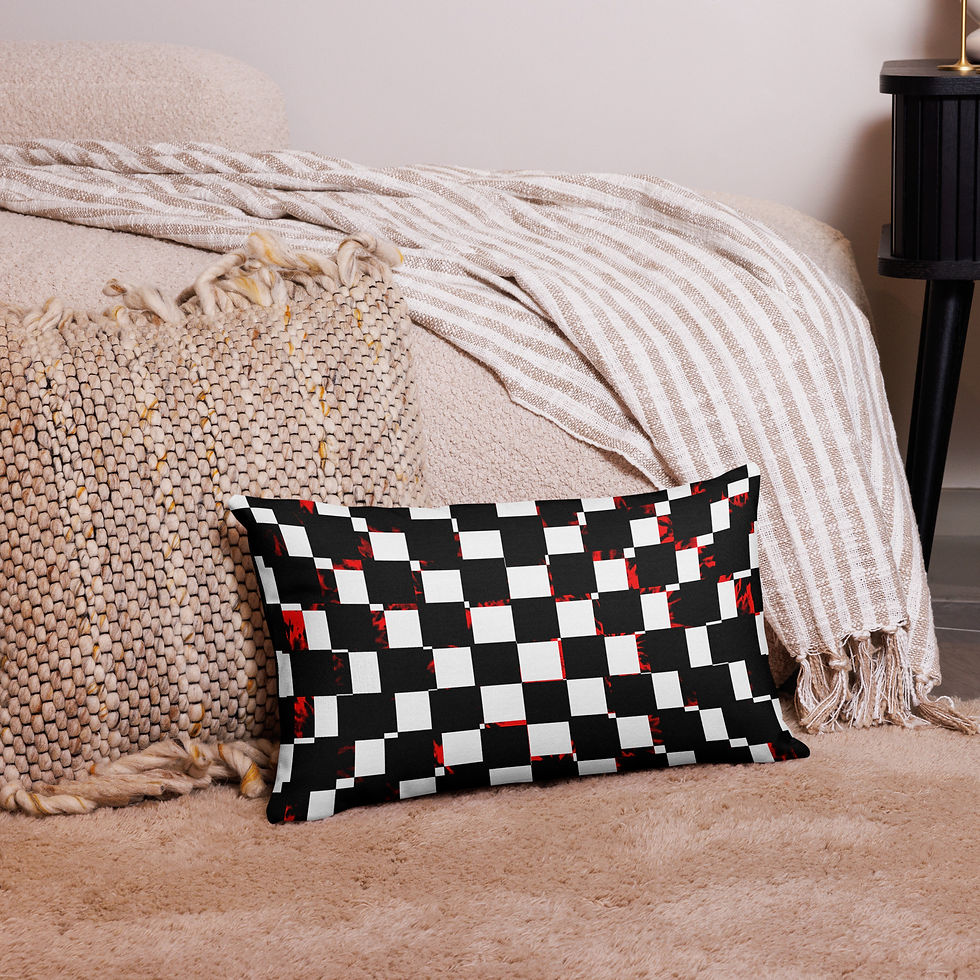 Thumbnail: Lava Checker/Agninadi - Premium Pillow