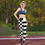 Thumbnail: SRL (Bw check/stripe) Yoga Leggings