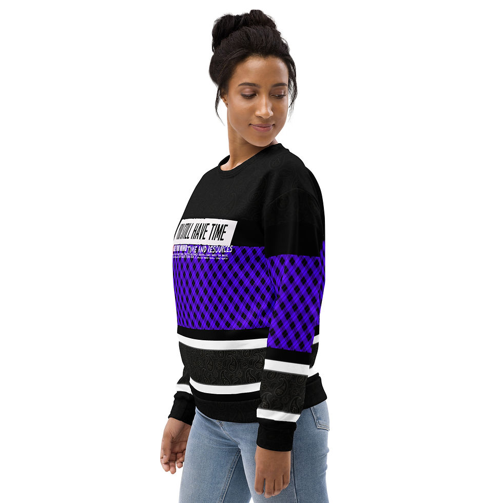 Thumbnail: You Still Have Time (Whtletter/Blacklight Rael) - AO Unisex Sweatshirt