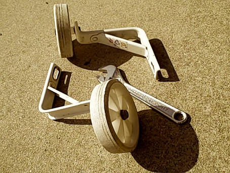 Starting to pedal myself.