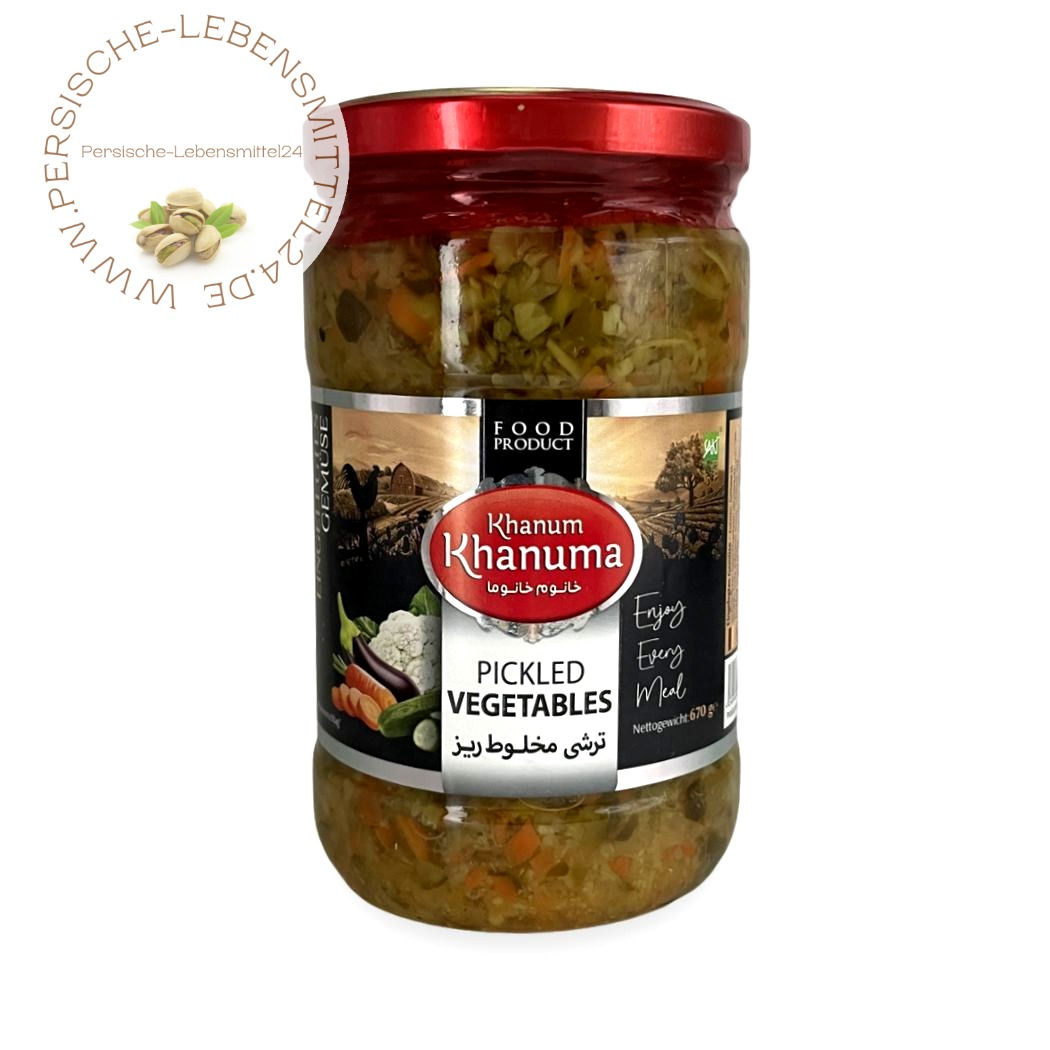 Khanum Khanuma Eingelegtes Gemüse Fine 670g 