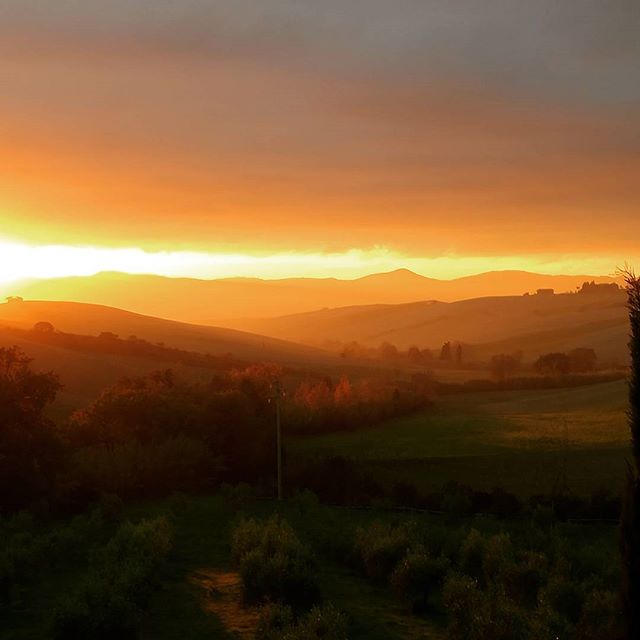 Sunset over the shire!